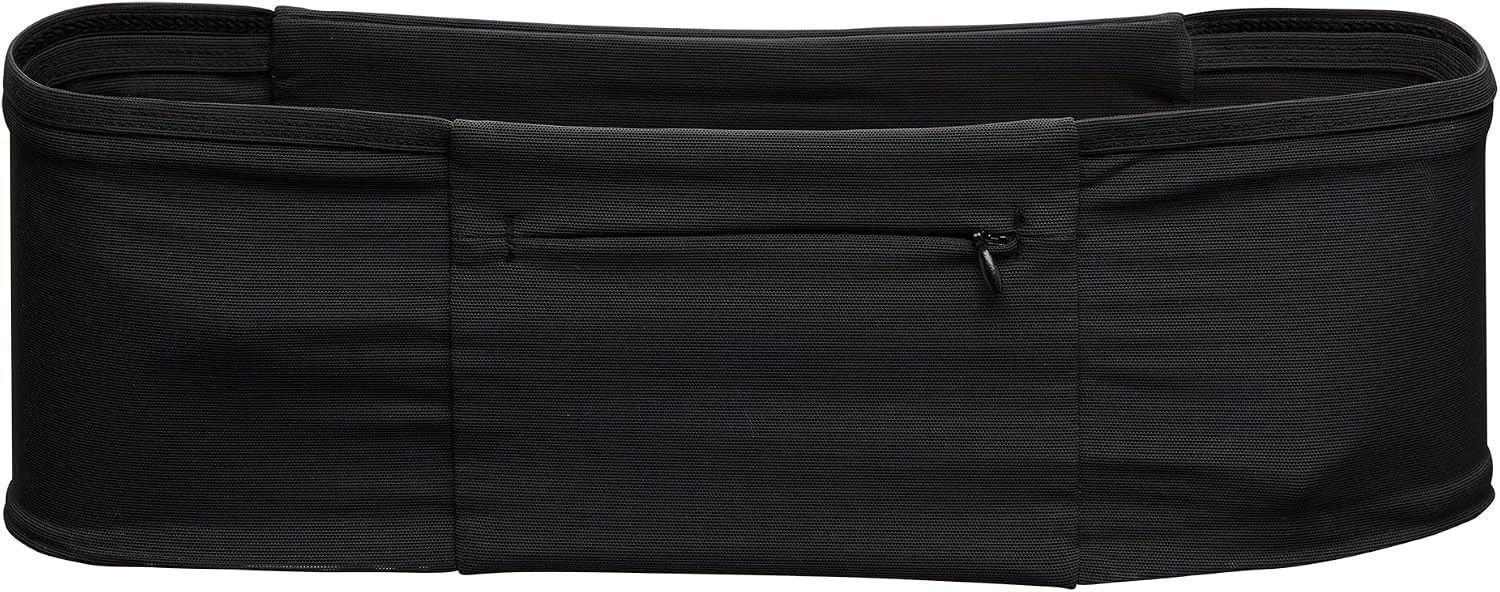 image:imageNathan Zipster Max Running Belt Running Belts for Women and Men BounceFree Waist Pack with Extra Large Zipper Pocket Smartphone Storage Walking Gym HikingBlack