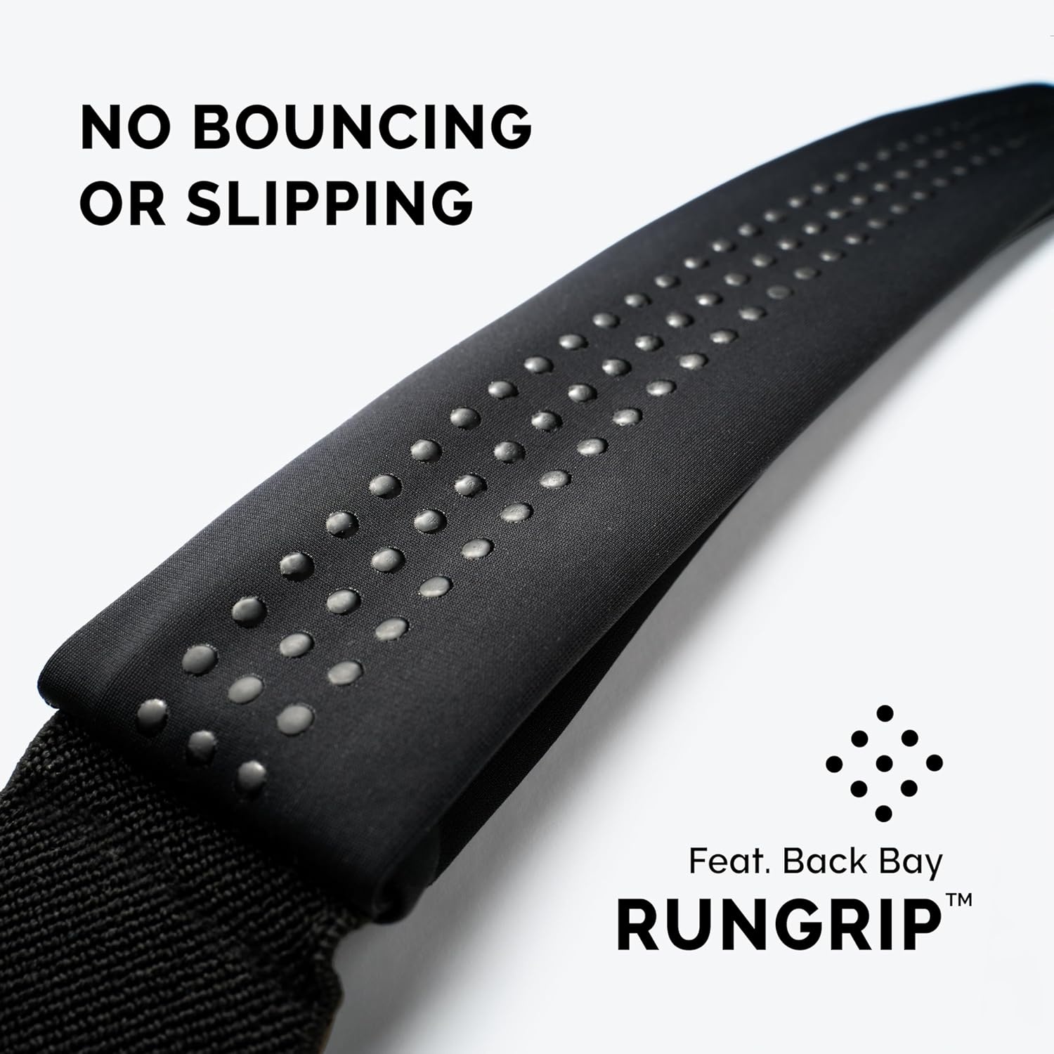 image:imageNoBounce Slim amp Secure Running Belt Fits ALL Phones Keys Cards Gels1 Yellow