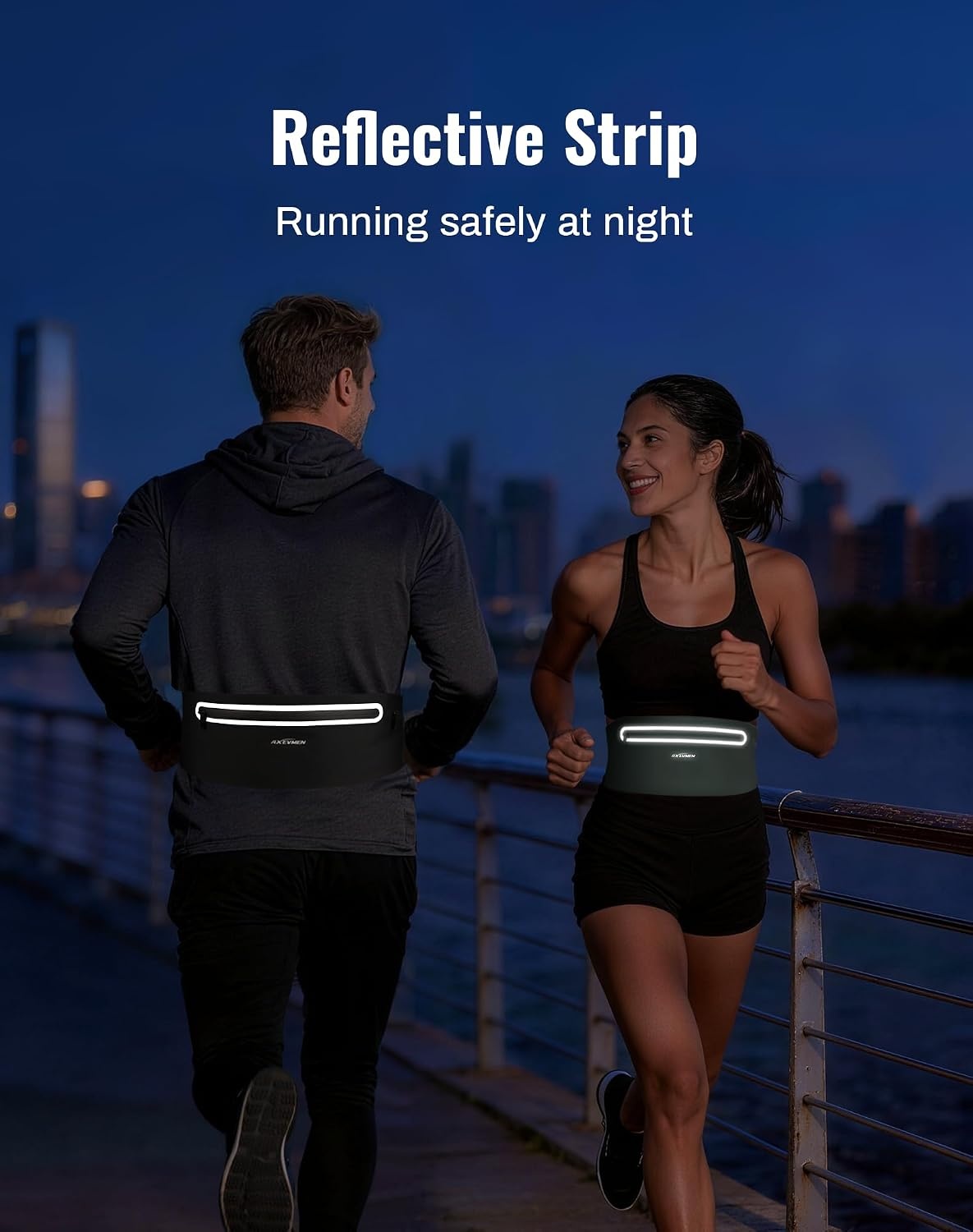 image:imageRunning Belt for Women amp MenUltra Light Slim Running BeltsBlue