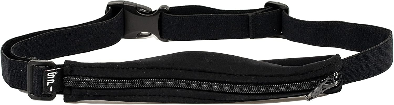 image:imageSPIbelt Running Belt Original Monochromatic Women Men Phone Holder for Running Running Fanny Pack Holder for Phone Running Waist Pack Adjustable Waist Fits All Phones White wWhite ZipperBlack with Black Zipper No Logo