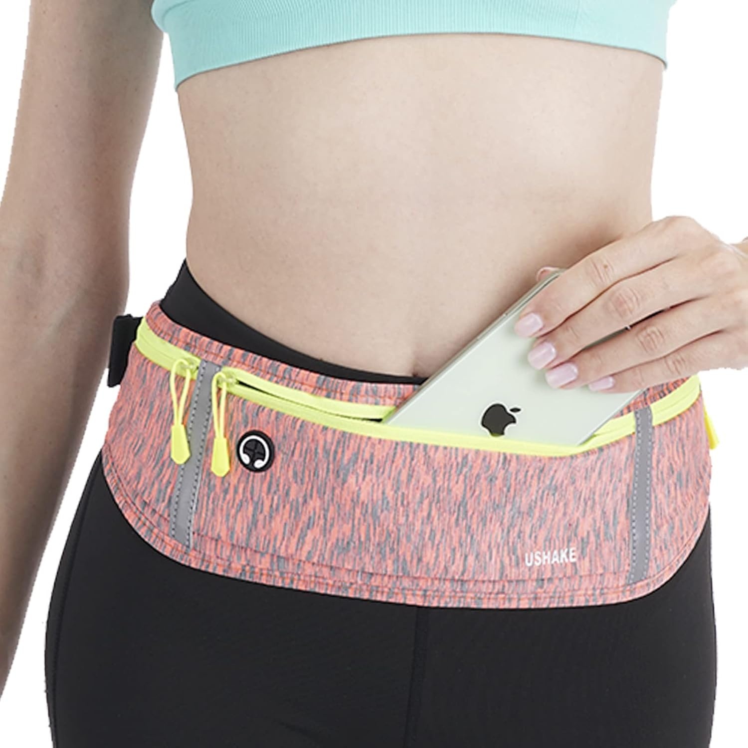 image:imageSlim Running Belt Bounce Free Fanny Pack Phone HolderOrange