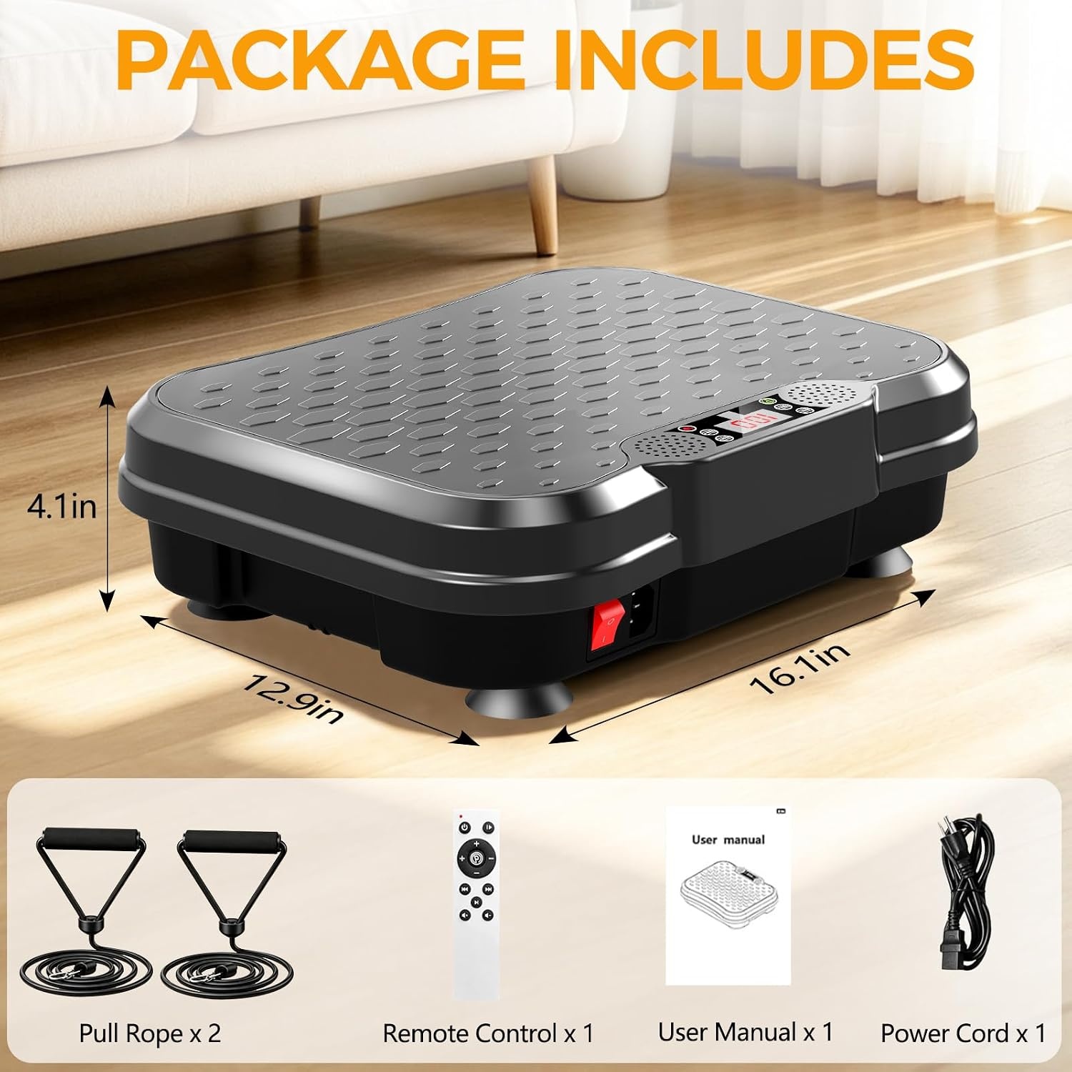 image:imageVibration Plate Exercise Machine Vibrating Plate for Lymphatic DrainageDark