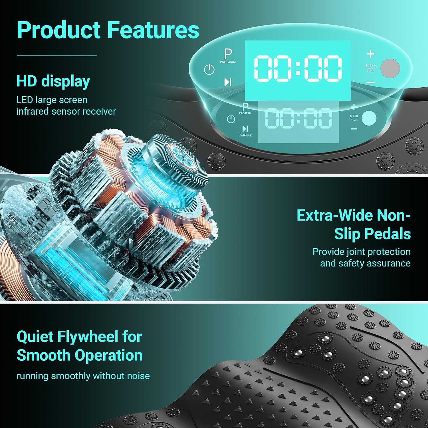 image:imageZTT Vibration Plate Exercise Machine for Lymphatic Drainage 450lbs