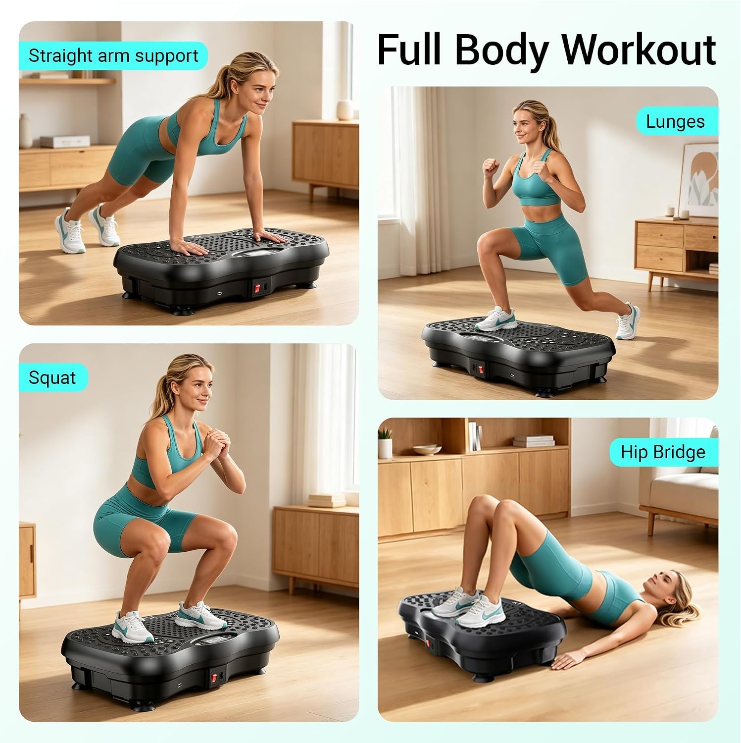 image:imageZTT Vibration Plate Exercise Machine for Lymphatic Drainage 450lbs