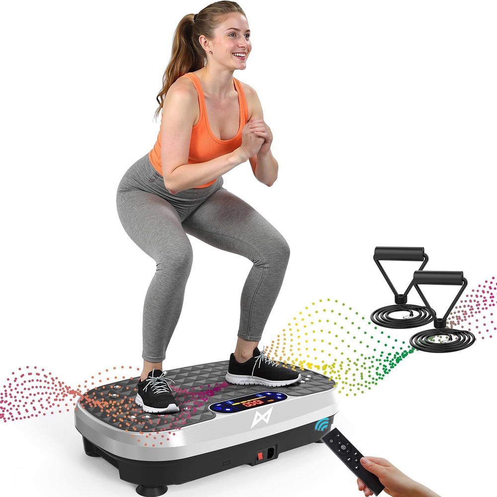 image:imageAXV Vibration Plate Fitness Platform Exercise Machine Body Vibrating BoardSILVER