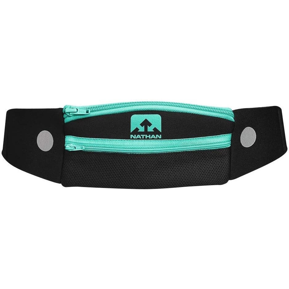 image:imageNathan 5K Runners Waist Pack Nathan Running Belt Essentials for Women and Men Smartphone Storage Adjustable ReflectiveBlack Cockatoo