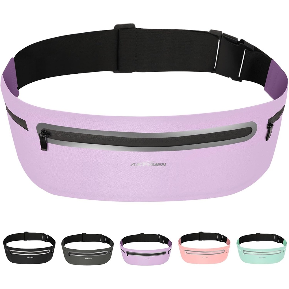image:imageRunning Belt for Women amp MenUltra Light Slim Running BeltsPurple