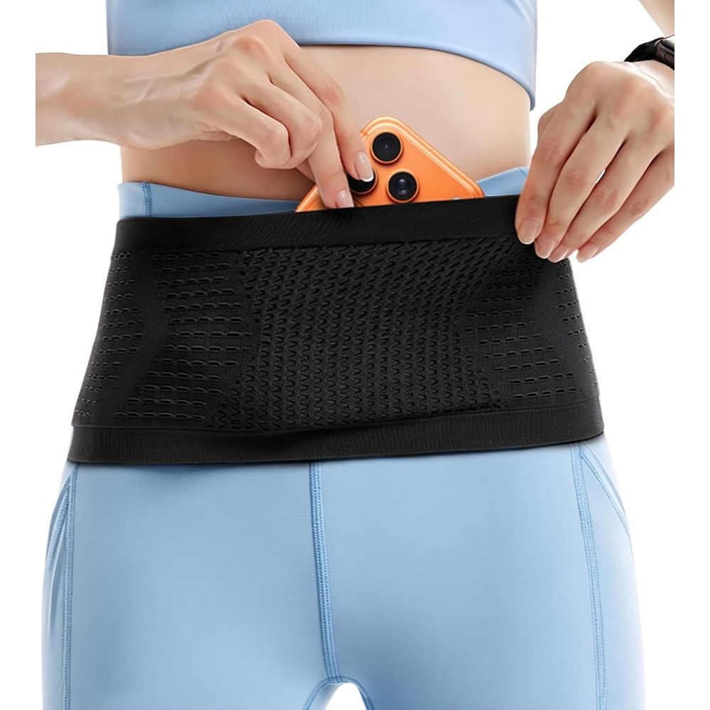 image:imageSeamless Knit Running Belt amp Fanny Pack SmallXXLarge
