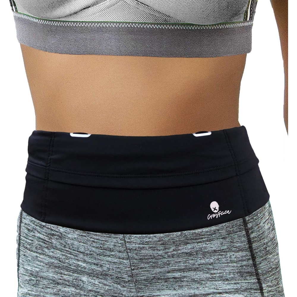 image:imageUniversal One Size Waist Pack Black Water Resistant Secure Pockets Comfortable Design