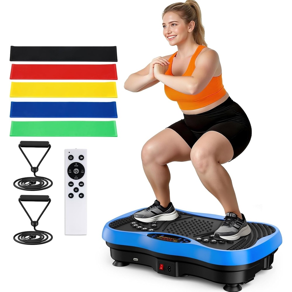 image:imageVibration Plate Exercise Machine for Full Body Lymphatic DrainageBlue