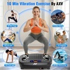 AXV Vibration Plate Fitness Platform Exercise Machine Body Vibrating Board(BLACK)
