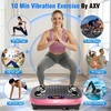 AXV Vibration Plate Fitness Platform Exercise Machine Body Vibrating Board(PINK)