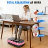 AXV Vibration Plate Fitness Platform Exercise Machine Body Vibrating Board(PINK)