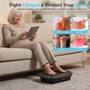 DUMOS Vibration Plate, Whole Body Workout Machine with LED Touch Screen & Pull Ropes for Weight Loss & Muscle Toning, Vibrate Platform Machines(Black)