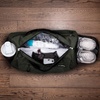 Fitgriff® Gym Bag for Men & Women with Shoe & Wet Compartment – Duffle Bag for Travel, Sports, Fitness & Workout(Army Green)