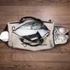 Fitgriff® Gym Bag for Men & Women with Shoe & Wet Compartment – Duffle Bag for Travel, Sports, Fitness & Workout(Beige)