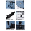 Fitgriff® Gym Bag for Men & Women with Shoe & Wet Compartment – Duffle Bag for Travel, Sports, Fitness & Workout(Light Blue)