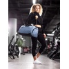 Fitgriff® Gym Bag for Men & Women with Shoe & Wet Compartment – Duffle Bag for Travel, Sports, Fitness & Workout(Light Blue)