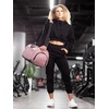 Fitgriff® Gym Bag for Men & Women with Shoe & Wet Compartment – Duffle Bag for Travel, Sports, Fitness & Workout(Pink)