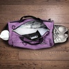Fitgriff® Gym Bag for Men & Women with Shoe & Wet Compartment – Duffle Bag for Travel, Sports, Fitness & Workout(Purple)
