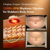 INIA TURBO Ab Vibration Belt for Belly Toning, Waist Trainer for Women Gold