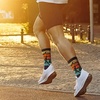 Jeasona Athletic Socks Men Running Cycling Gifts for Runners Riders Sports Gear Accessories(Multicolored Running 3 Pairs)