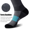 Jeasona Athletic Socks Men Running Cycling Gifts for Runners Riders Sports Gear Accessories(Multicolored Running 3 Pairs)