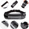 Jueachy Running Belts for Women Waterproof Fanny Pack Running Waist Pouch Phone holder Adjustable Sports Money Belt with Headphone Port(Grey)