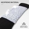 Jueachy Running Belts for Women Waterproof Fanny Pack Running Waist Pouch Phone holder Adjustable Sports Money Belt with Headphone Port(White Leopard)