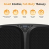 NEWBULIG Vibration Plate Exercise Machine Body Shaker for Home Office(Black)