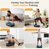 NEWBULIG Vibration Plate Exercise Machine Body Shaker for Home Office(Blue)