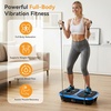 NEWBULIG Vibration Plate Exercise Machine Body Shaker for Home Office(Blue)