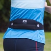 Nathan 5K Runner’s Waist Pack, Nathan Running Belt Essentials for Women and Men | Smartphone Storage | Adjustable | Reflective(Black/Coral)