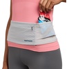 Nathan Zipster Max Running Belt, Running Belts for Women and Men, Bounce-Free Waist Pack with Extra Large Zipper Pocket, Smartphone Storage, Walking, Gym, Hiking(Vapor Grey/Sailor Blue)