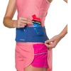 Nathan Zipster Max Running Belt, Running Belts for Women and Men, Bounce-Free Waist Pack with Extra Large Zipper Pocket, Smartphone Storage, Walking, Gym, Hiking(Blue / Rose Gold)
