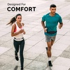 No-Bounce Slim & Secure Running Belt, Fits ALL Phones, Keys, Cards, Gels(2. Black)