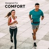 No-Bounce Slim & Secure Running Belt, Fits ALL Phones, Keys, Cards, Gels(4. Grey)