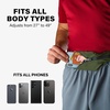 No-Bounce Slim & Secure Running Belt, Fits ALL Phones, Keys, Cards, Gels(5. Army Green)