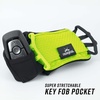 Noxgear Hand Held Phone Holder – Handheld Grip Phone Holder with Key Fob & Card Slot for Running, Jogging & Working Out – Compatible with All Phones (iPhone, Samsung & Google) – Machine Washable(Lime)