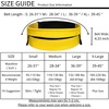 Running Belt for Men Women, Water-resistant Fanny Pack with 3 Zipper Pockets & Reflective Safety Strips, Adjustable Waist Pack Jogging Pouch for Phone, Keys & Essentials (Black, Large)(Yellow)