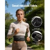 Running Belt for Women & Men-Ultra Light Slim Running Belts(Black)