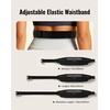 Running Belt for Women & Men-Ultra Light Slim Running Belts(Black)