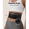 Running Belt for Women & Men-Ultra Light Slim Running Belts(Black)