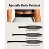 Running Belt for Women & Men-Ultra Light Slim Running Belts(Grey)
