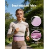 Running Belt for Women & Men-Ultra Light Slim Running Belts(Purple)