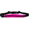 SPIbelt Running Belt Original Monochromatic, Women Men, Phone Holder for Running, Running Fanny Pack, Holder for Phone, Running Waist Pack, Adjustable Waist, [Fits All Phones]. White w/White Zipper(Fuchsia with Black Zipper)