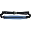 SPIbelt Running Belt Original Monochromatic, Women Men, Phone Holder for Running, Running Fanny Pack, Holder for Phone, Running Waist Pack, Adjustable Waist, [Fits All Phones]. White w/White Zipper(Steel Blue)