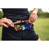 SPIbelt Running Belt Original Monochromatic, Women Men, Phone Holder for Running, Running Fanny Pack, Holder for Phone, Running Waist Pack, Adjustable Waist, [Fits All Phones]. White w/White Zipper(Fuchsia with Black Zipper)