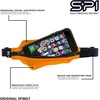SPIbelt Running Belt Original Monochromatic, Women Men, Phone Holder for Running, Running Fanny Pack, Holder for Phone, Running Waist Pack, Adjustable Waist, [Fits All Phones]. White w/White Zipper(Space Blue)