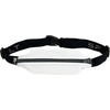 SPIbelt Running Belt Original Monochromatic, Women Men, Phone Holder for Running, Running Fanny Pack, Holder for Phone, Running Waist Pack, Adjustable Waist, [Fits All Phones]. White w/White Zipper(Cloudy Grey with Black Zipper)